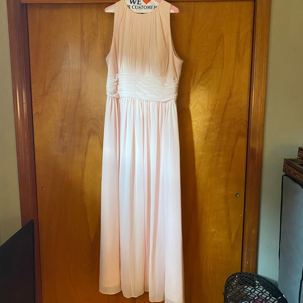 Bill Levkoff Petal Pink Bridesmaids Dress